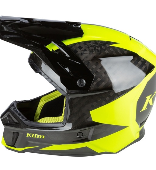 WOW casco de fibra de carbono, completo, para moto enduro, negro, L,  cubierta coloreada