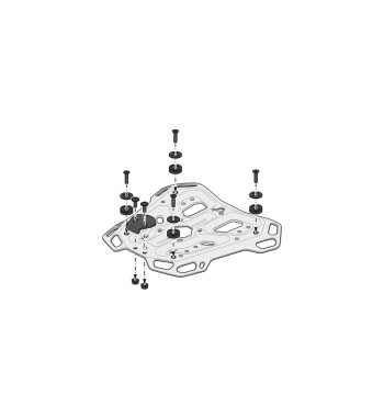 Parrilla trasera Adventure Rack para BMW R1300GS