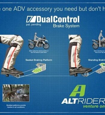 Extensión de pedal de freno DualControl de AltRider para KTM/Husqvarna